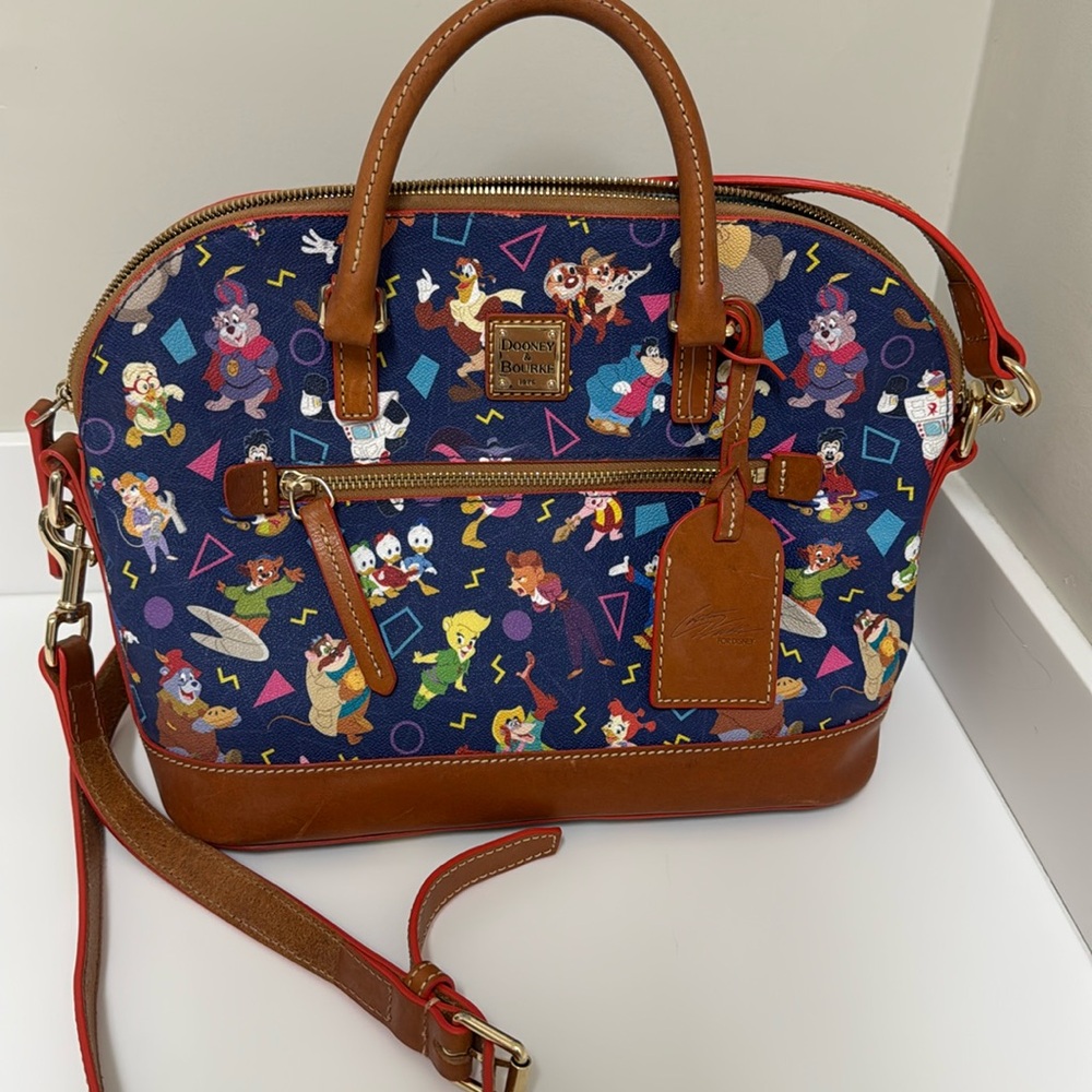 Dooney and Bork, Disney satchel retro characters blue
